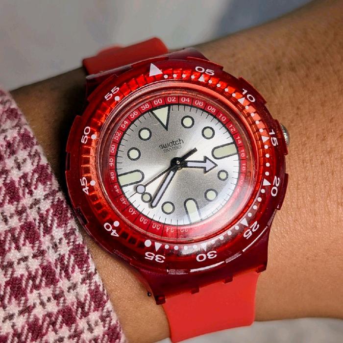 1999 Swatch Scuba 200 "Red Sanguine" (SDR101)