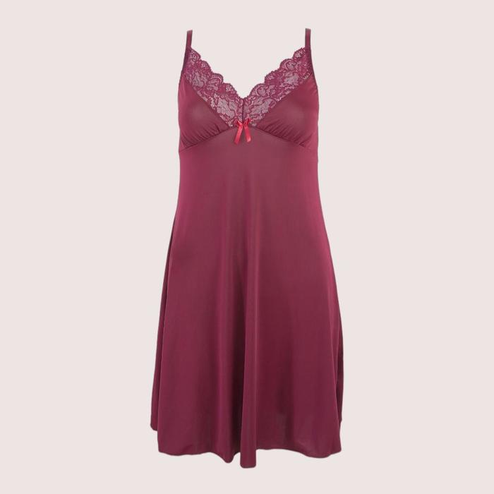 Lingerie / Baju Tidur Wanita Dress Premium LILY WOLFF Lembut Halus Elastis LWD4193MAR