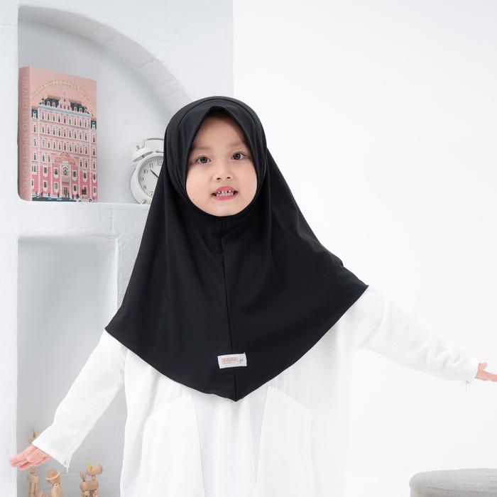 HIJAB INSTAN  ANAK JERSY  PREMIUM SALWA, bahan jersy premium nyaman dan adem di pakai, bahan tidak l