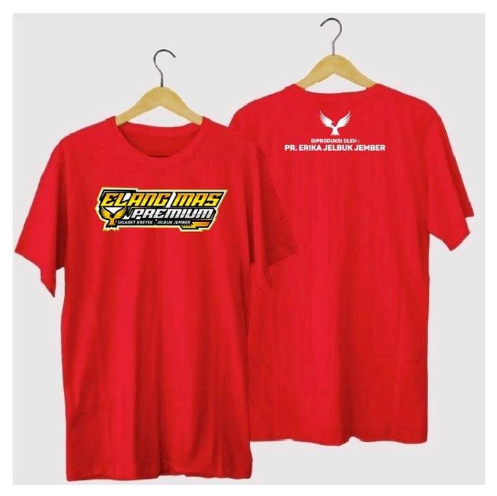 Elang mas merah kaos pria