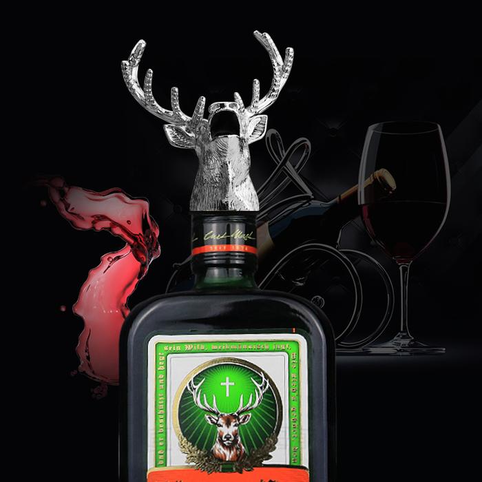 Jagermeister Accessories Wine Pourer Zinc Alloy Deer Elk Lion Bull