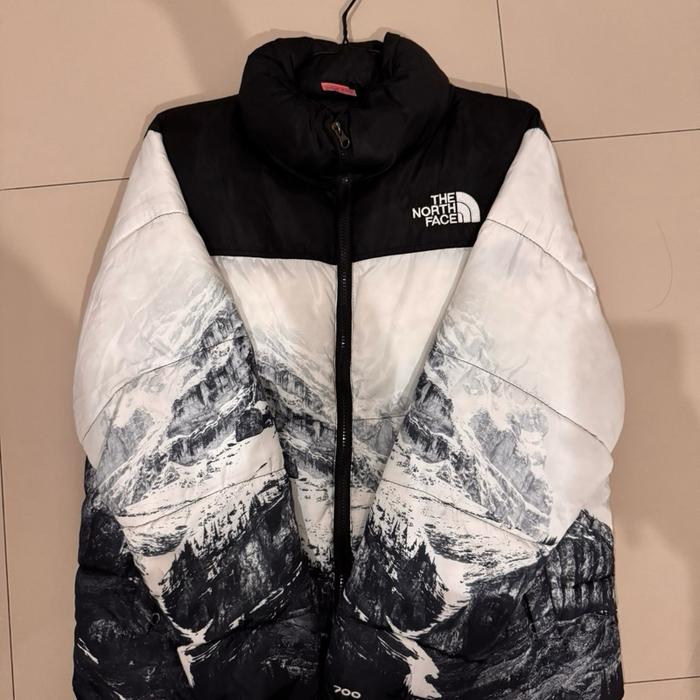 JAKET WINTER THE NORTH FACE NUPTSE MOUNTAIN SIZE L WHITE