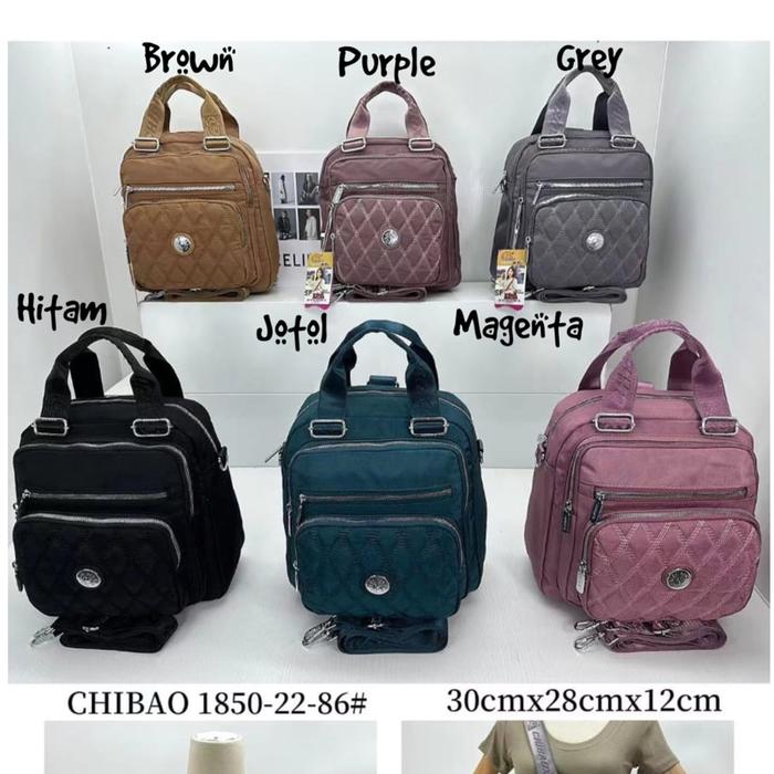 CB1850-22-51 TAS WANITA IMPORT CHIBAO 3in1 JUMBO