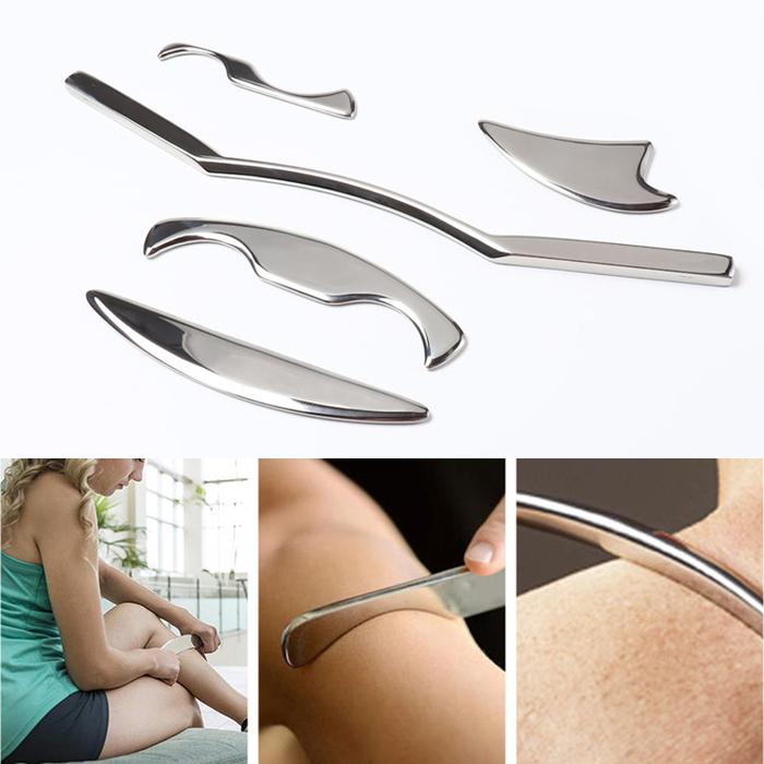 Stainless Steel IASTM Therapy Massage Tools Deep Tissue Muscle