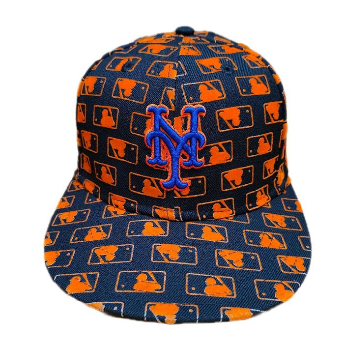 topi new era MLB NY mets orange velvet