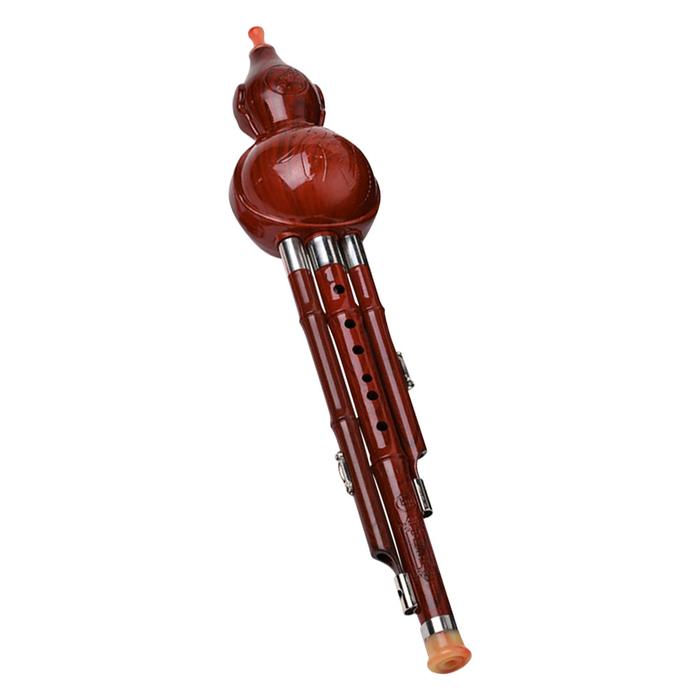 Gourd Silk Chinese Hulusi Cucurbit Flute Kids Wind Instrument Elegant