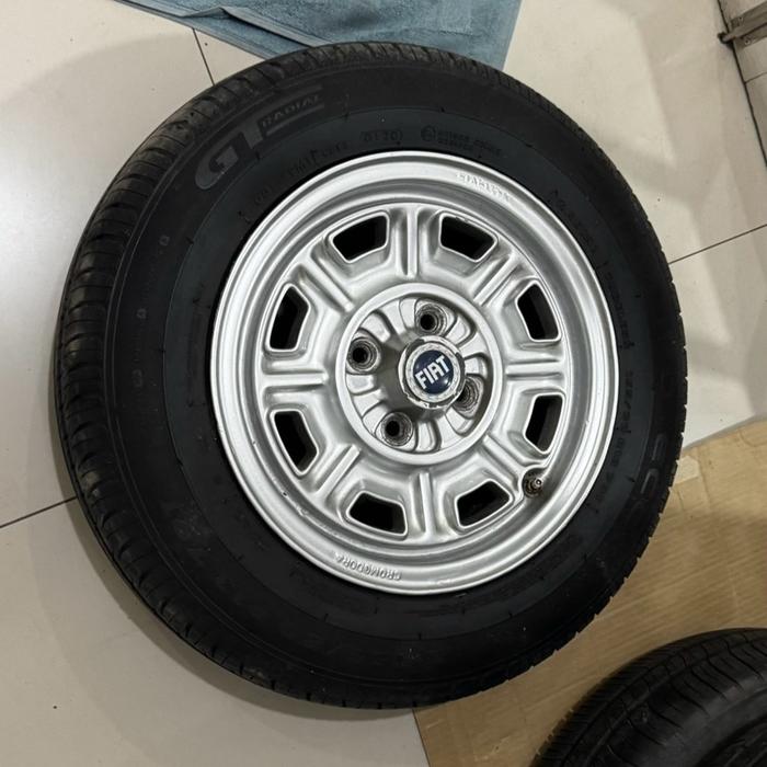 Velg Cromodora utk FIAT 124-125-131 R13 4x98 dengan Ban GT Radial 155/80 R13