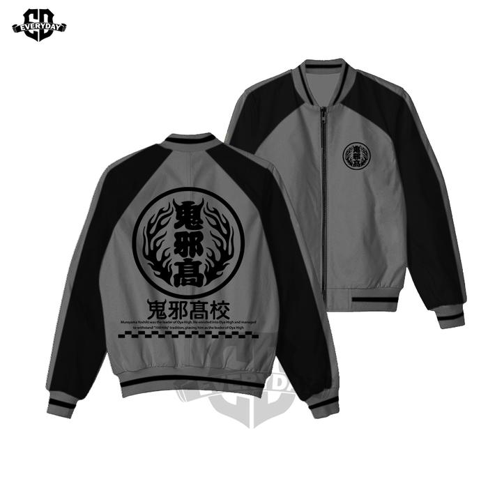 Everyday Clothing Jaket Bomber Sukajan Suzuran High Ang Low Taslan