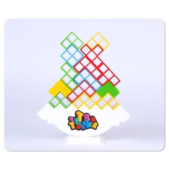 {BG} Mainan Edukatif Anak Balancing Block Tetris Tetra Tower Fun Games Balok / Tetra Tower / Mainan 