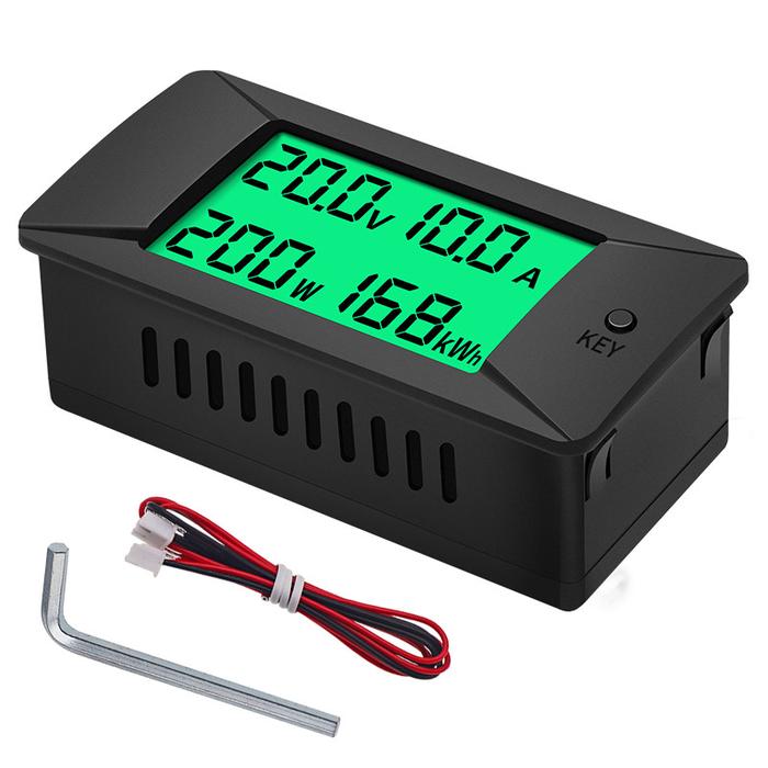 Digital Display Voltmeter Ammeter DC 0-300V Power Electric Energy