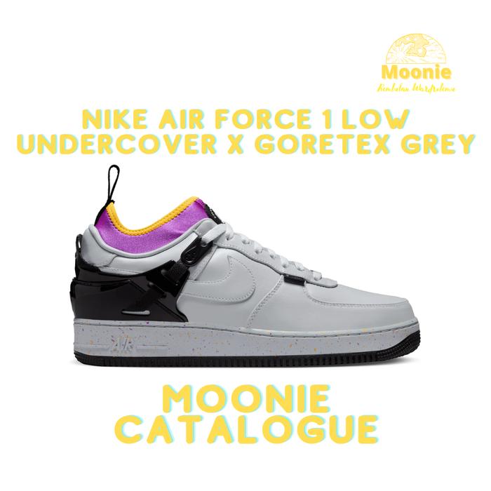 Sepatu Pria Nike Air Force 1 Low Gore-Tex x Undercover Grey Brand New Original Guaranteed