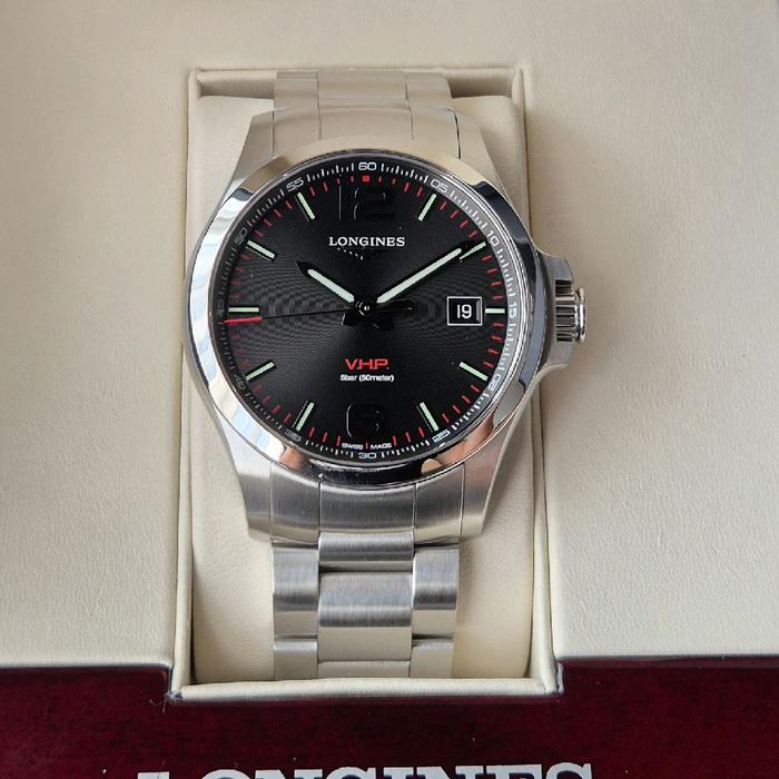 longines conquest VHP grey dial