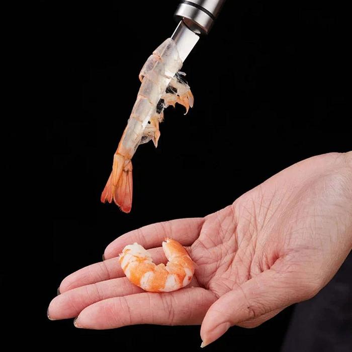Pisau Pengupas Udang 304 Stainless Alat Pengupas Kulit Udang Multifungsi Alat Kupas Udang Alat Pengu
