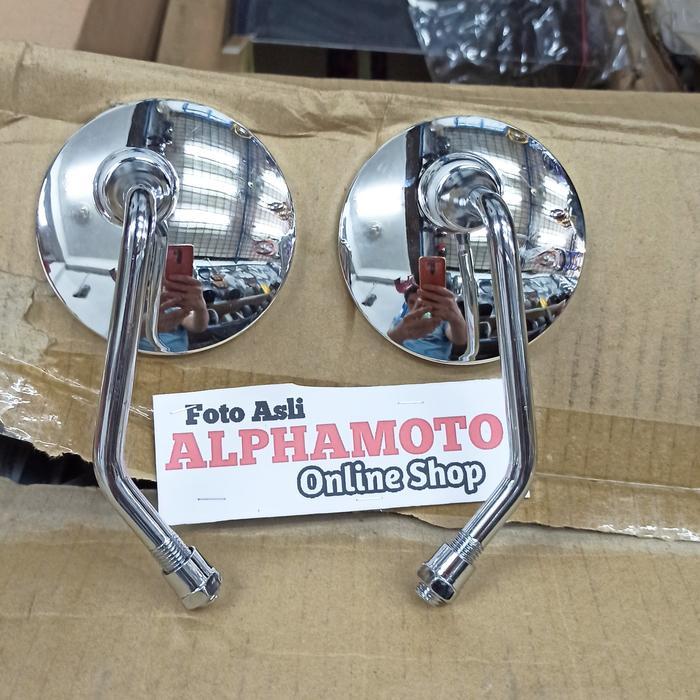 Terbaik kaca Spion bulat klasik pendek w175 scoopy classic chrome cb 100 Terimakasih