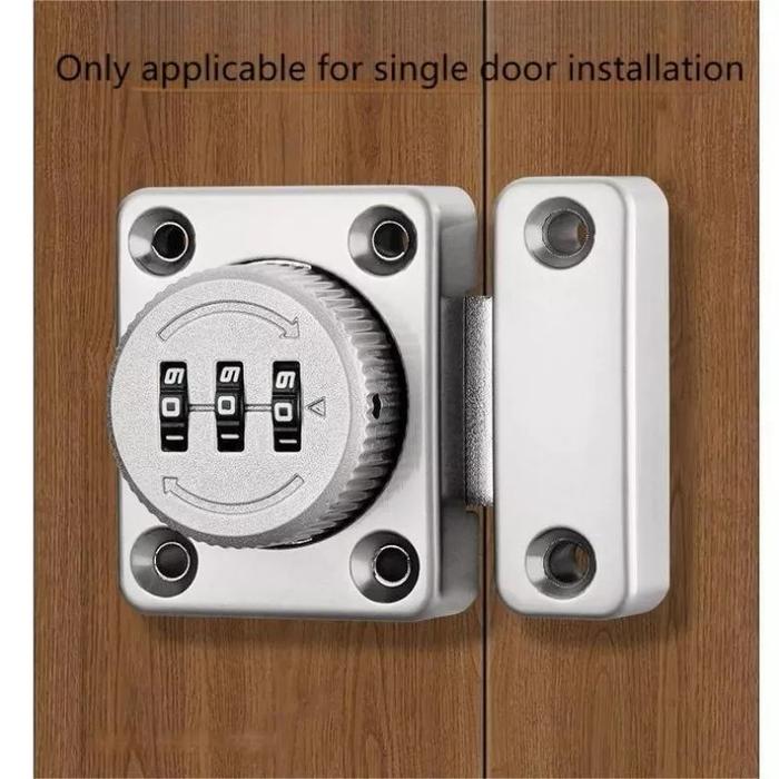 GEMBOK Grendel 3 Digit Kunci Pintu Lemari Rumah Laci