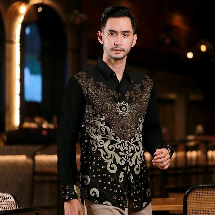 Kemeja Batik Pria  Batik Pria Lengan Panjang Baju Batik Pria Kantor  Batik Pria Formal  Baju Batik P