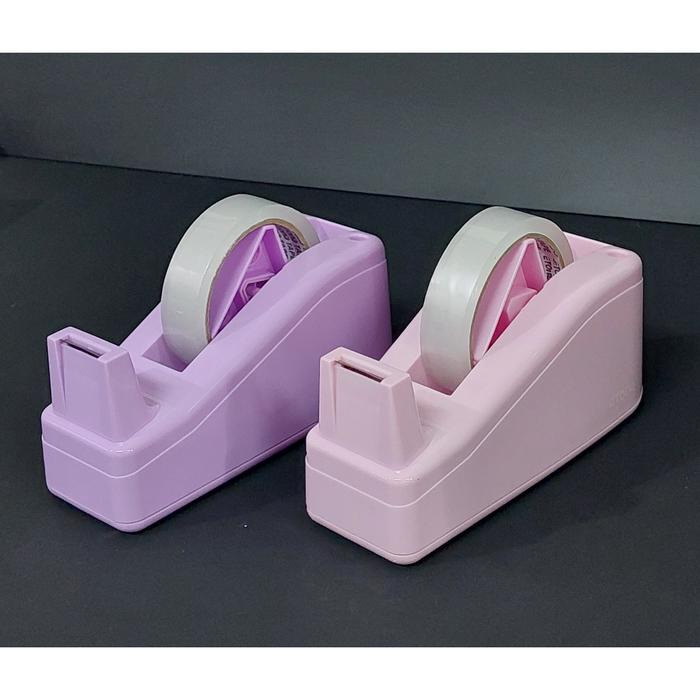 1 Pcs Tape Dispenser Ungu/Purple/Soft Pink Korea, Etona 3300 Premium! Cakepppp