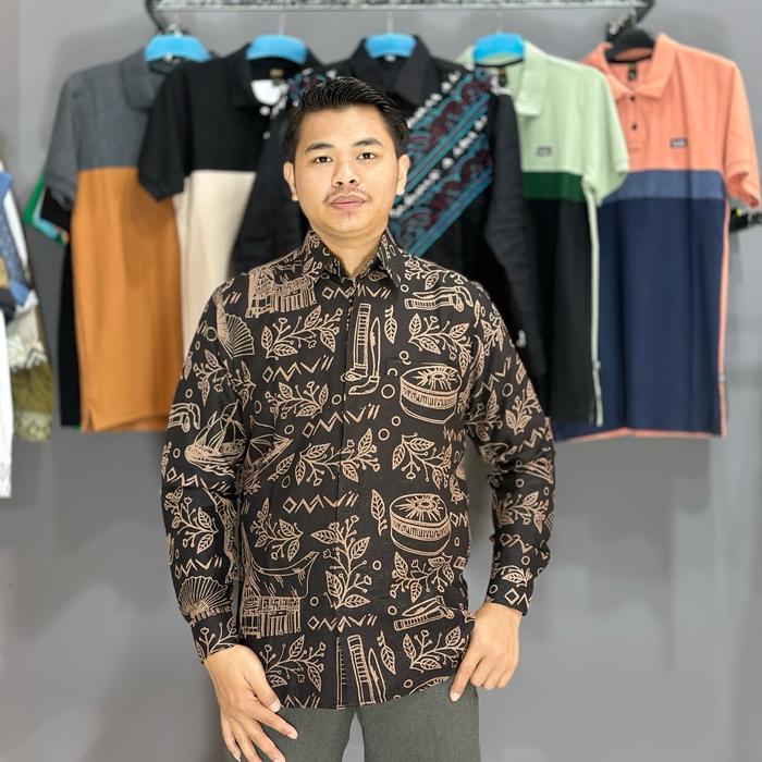 KEMEJA BATIK LONTARA LAPISAN DALAM Lontara dobbi