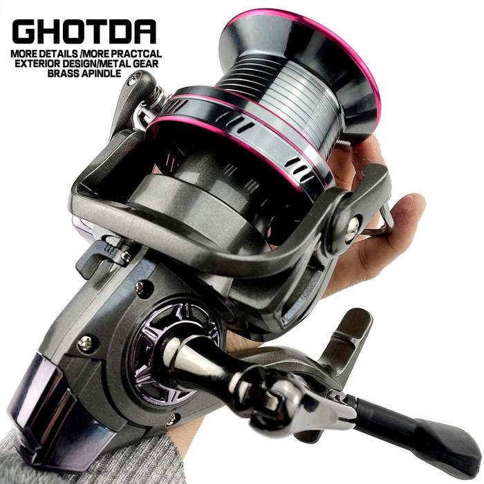 Spinning Reel 20-30KG Max Drag Power Fishing Reel for Bass Pike
