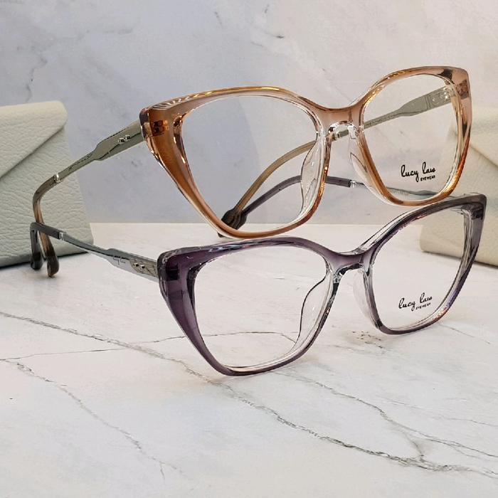 Kacamata Wanita Original Lucy Law L20607 NEW CAT EYE SEGI LUXURY EYEWEAR