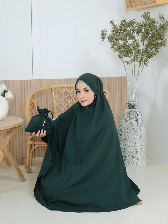 Mukena Travel Pouch Piqot Salwa Series by HayLaf