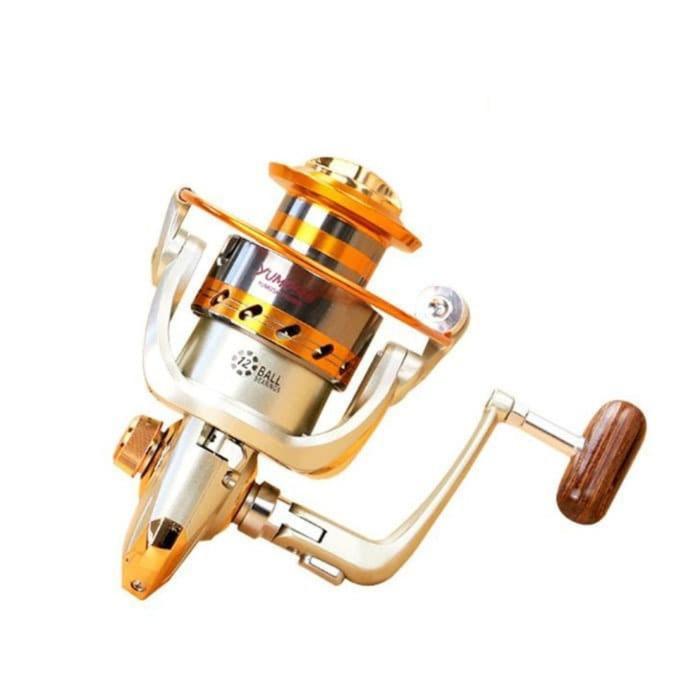 new - reel yumoshi aluminium spool 12bb ef 1000-7000 cod