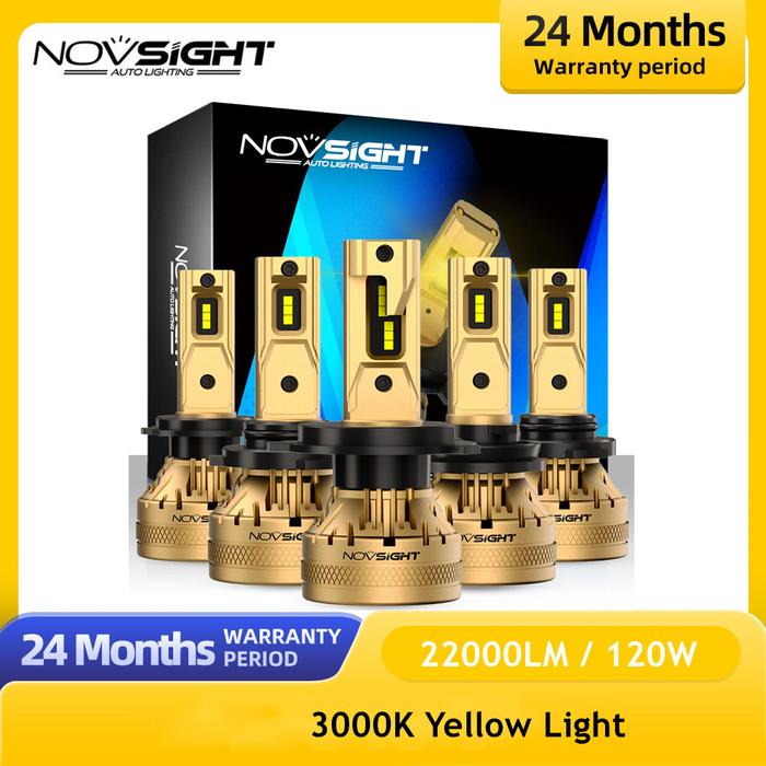 NOVSIGHT H4 LED Headlight For Car H7 LED H11 9005 9006 HB3 HB4 3000K
