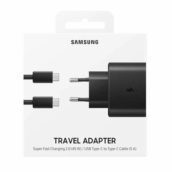 Charger Samsung S21 S21+ S21 Ultra ORIGINAL SEIN 100% USB Type C 45W - Hitam