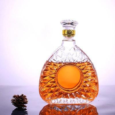Whisky Decanter Glass Bottle Liquor Scotch Luxury 750ml - C05