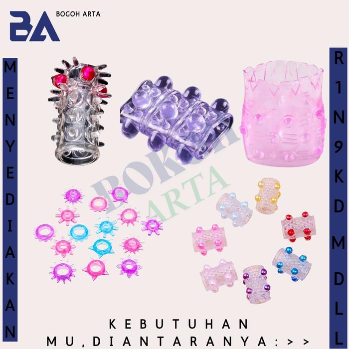 BAKOH ARTA - Ring kesehatan kepala naga | mutiara | bentol | nanas silikon lentur elastis