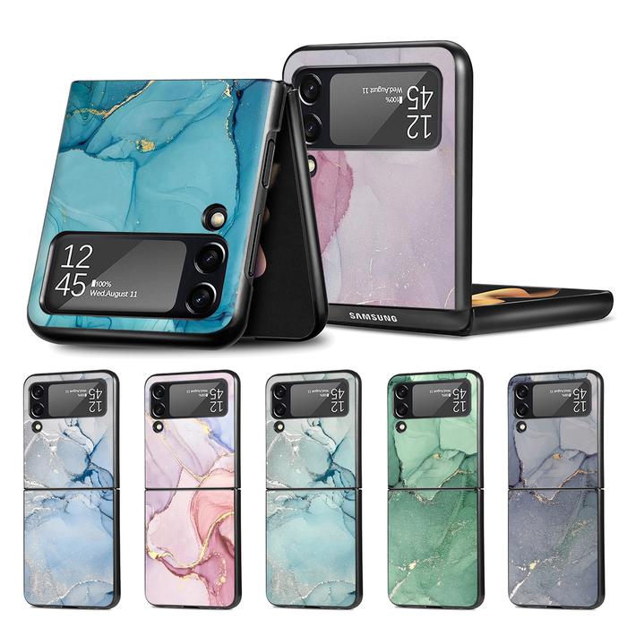 Phone Case for Samsung Galaxy Z Flip3 5G Flip4 Black Coque Z Flip 3 4