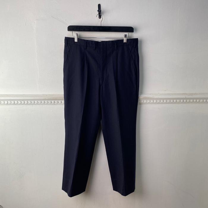 NAVY PISTRIPE TROUSERS WP100