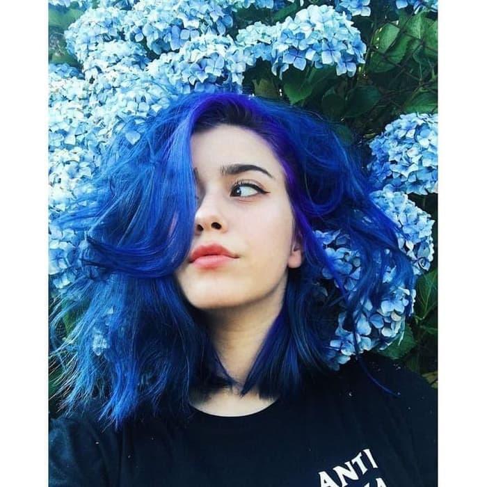 COLORE FRESCO - COBALT color cream cat pewarna rambut neon blue biru
