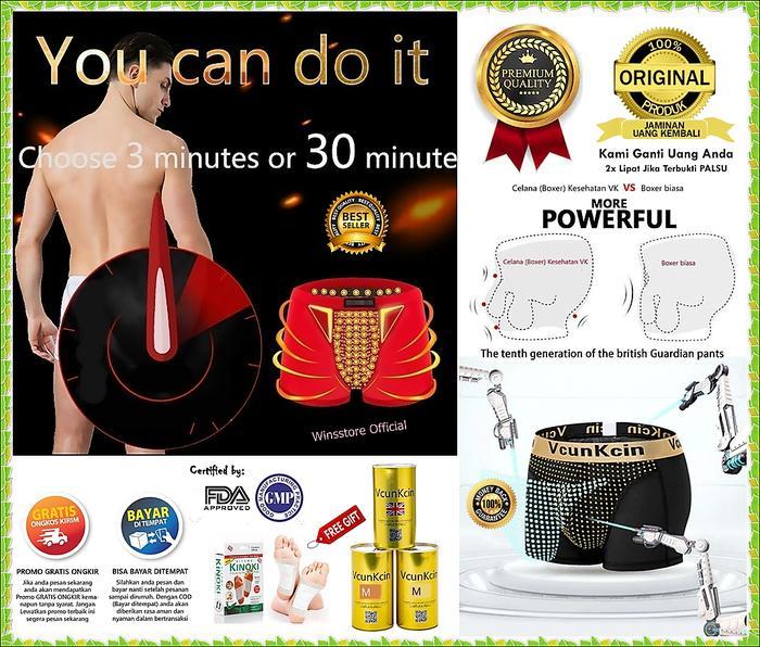 PREMIUM SUPER BOXER CELANA DALAM KESEHATAN PRIA CELANA MAGNETIC VCUN KCIN ORI