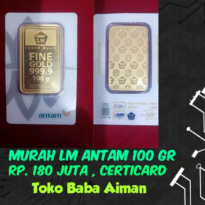 EMAS LM ANTAM 100 GR MURAH
