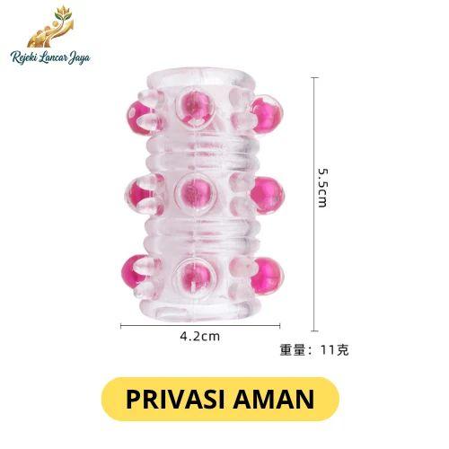 Funira Condom Silikon Bermanik Ring Mutiara Bahan Premium