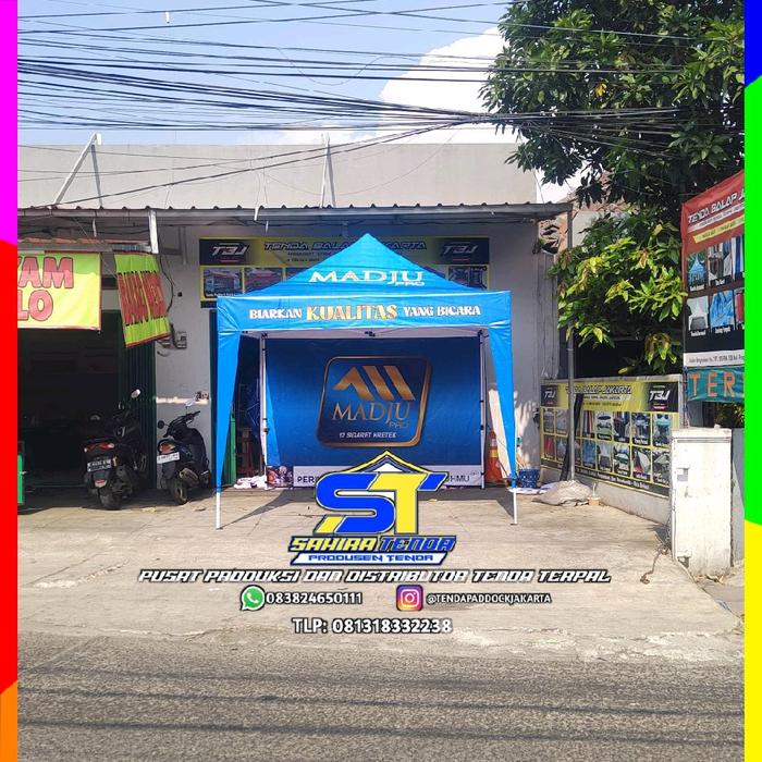 MADJU Tenda Lipat 3x3 Custom dengan Kualitas Terbaik dan Desain Unik untuk Berbagai Kegiatan
