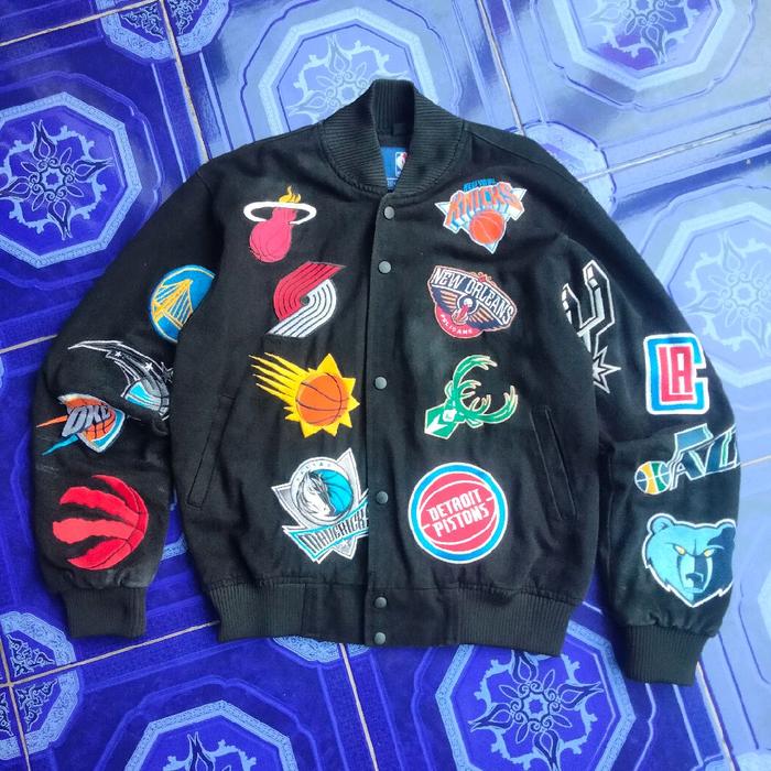 Jaket Varsity NBA All Stars All Team Like Jeff Hamilton Unisex
