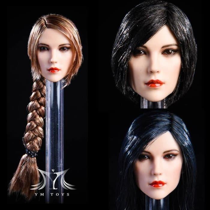 YMTOYS YMT017 FEMALE HEAD SCULPT U PHICEN TBLEAGUE JIAOUDOLL 1/6