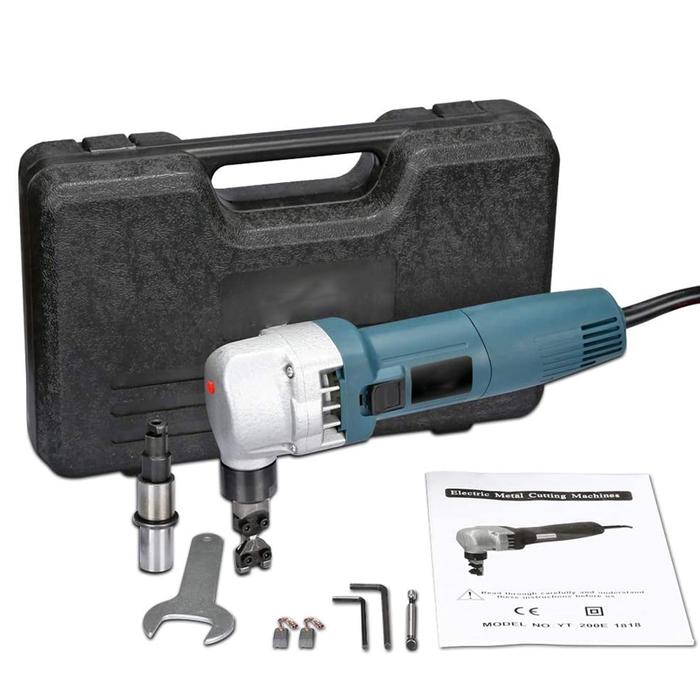 380W 1818 Electric Metal Punching Shear Sheet Metal Cutter Stainless Steel Metal Nibbler Curve Cutte