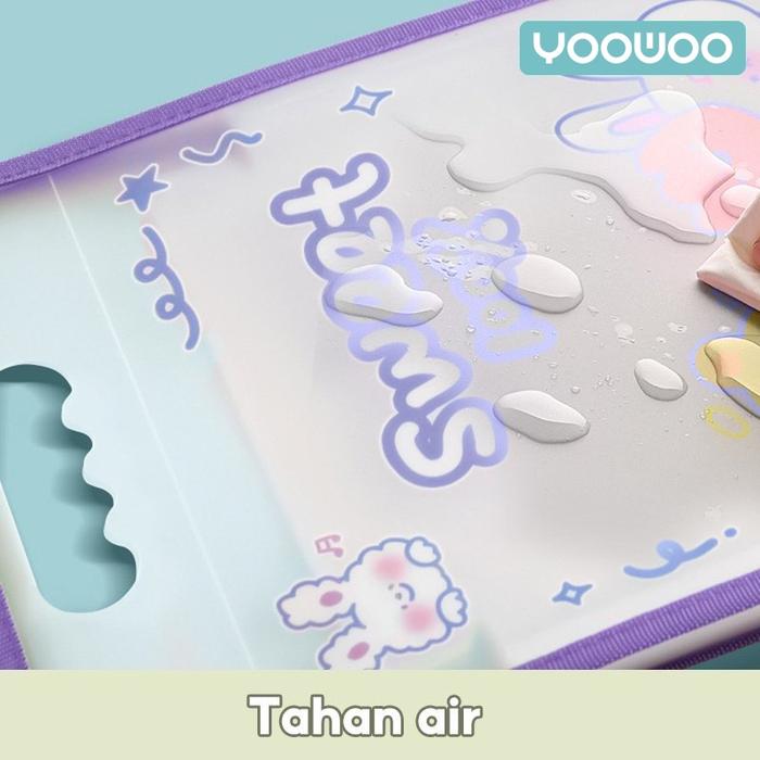 YooWoo File Organizer / penyimpanan berkas / folder portable / tempat kertas ujian