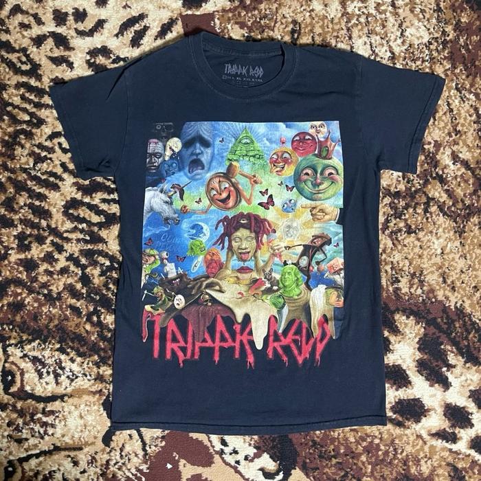 T Shirt  Trippie Redd Lifes a Trip Hip hop Pria