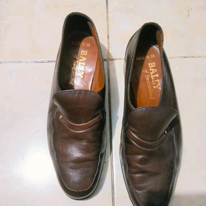 sepatu kulit Bal*y BUCKLIN 00 made in Switzerland 38