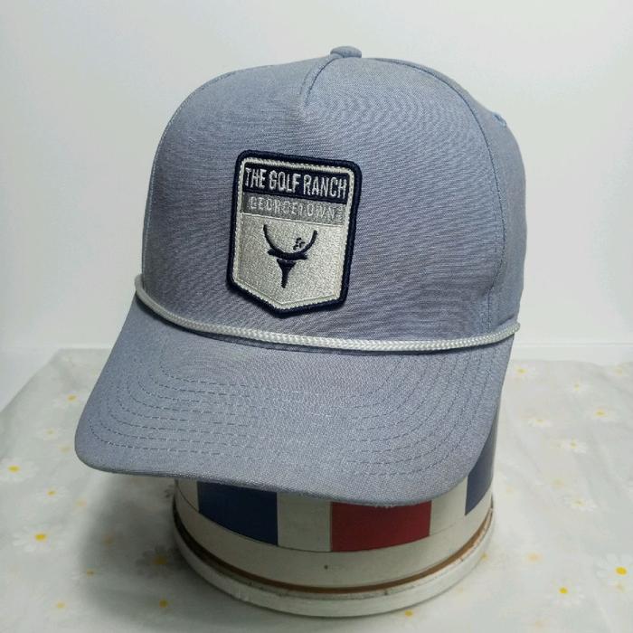 Topi The Golf Ranch Georgetown Ropehat Grey Heather Tali Kapal