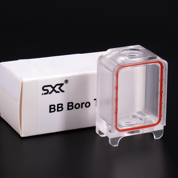 SXK gaya penutup pintu kaca tangki Boro untuk Billet V4 kotak Mod