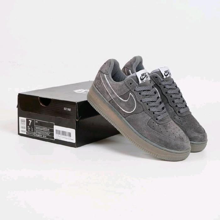 perfectkicks_bdg Nike Air Force 1 Low Reigning Champ Grey Reflective