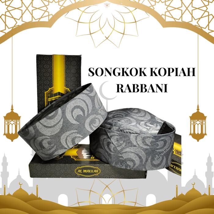 Songkok Peci Kopiah Motif Rabbani Anak dan Dewasa Muslim