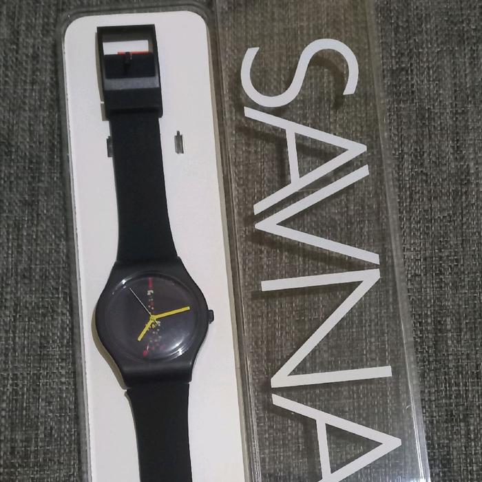 Savnac Tokyo watch New Old Stock Jam Tangan Unisex Merk Savnac Tokyo New Old Stock mirip Swatch Casi