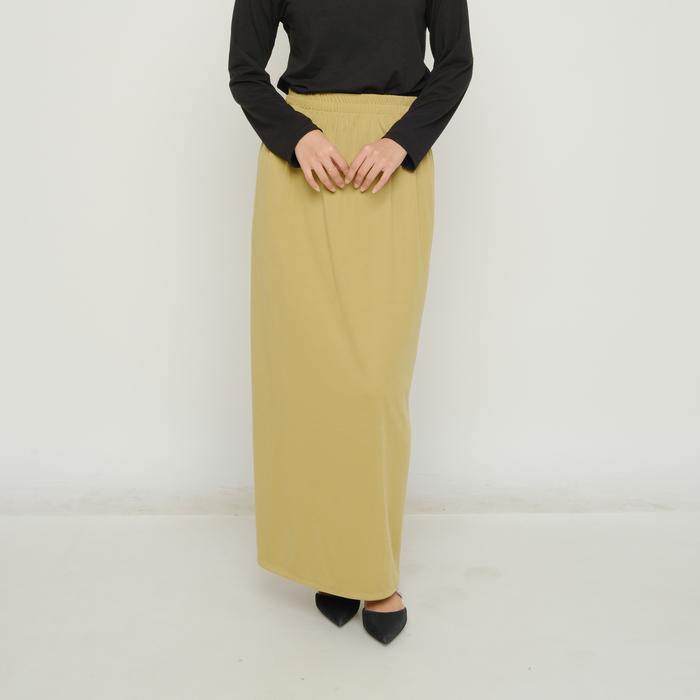 SKINNY SKIRT SPANDEX PREMIUM / ROK POLOS BAHAN KAOS SPANDEK DAILY SPAN WANITA