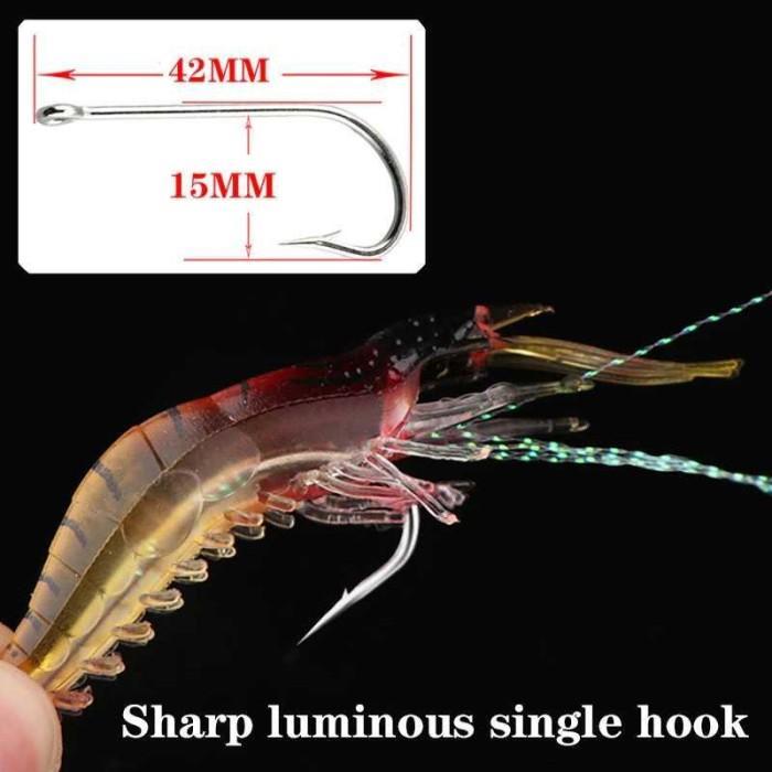 Umpan Pancing Ikan Mata Kail Mancing Casting Udang Kecil Shrimp